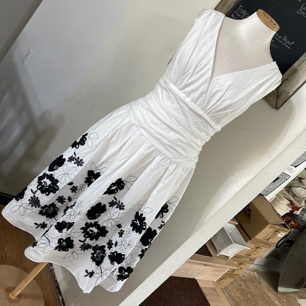 J.R. Nites by Carol Lin White Dress - Sz 8